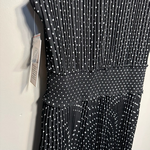 Nanette Lepore Sleeveless Polka Dot Dress sz 10 Classy Preppy Sophisticated NWT - Picture 8 of 13